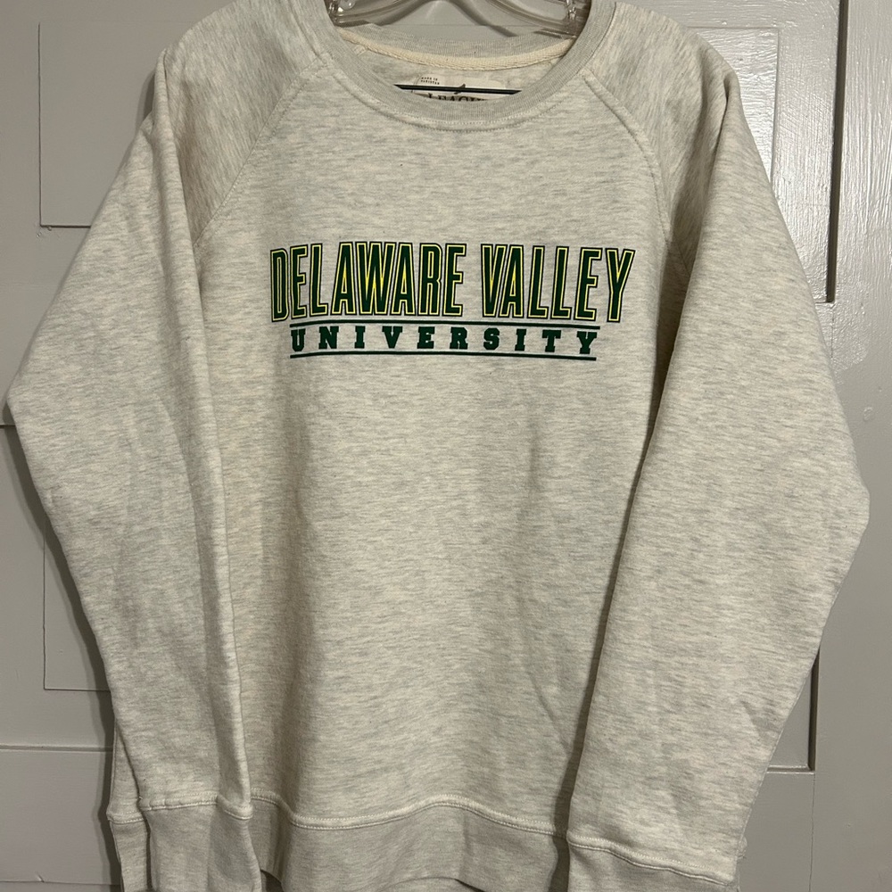 Delaware valley university League Light Gray crewneck sweatshirt